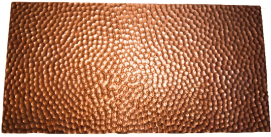 Picture of Copper Sheet - Hammered Pattern 5" x 8"