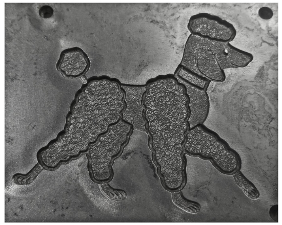 Picture of Enamel Stamping Poodle