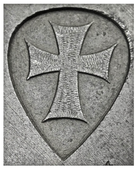 Picture of Silver Stamping Templar Shield