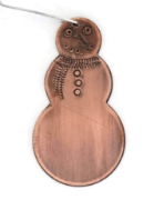 Picture of Pancake Die XM1046.1 Snowman Ornament