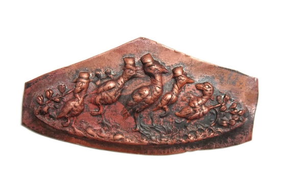 Picture of Turkeys on Parade Copper Stampings - Set of 5