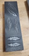 Picture of 3 for $55 Rolling Mill Plates Lotus feather Asymmetrical