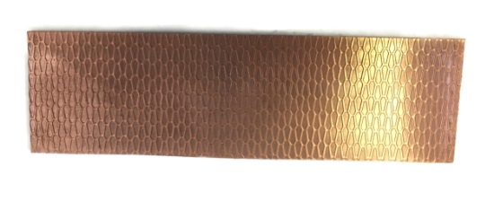 Picture of Coffin Honeycomb Copper Patterned Sheet - CFW086