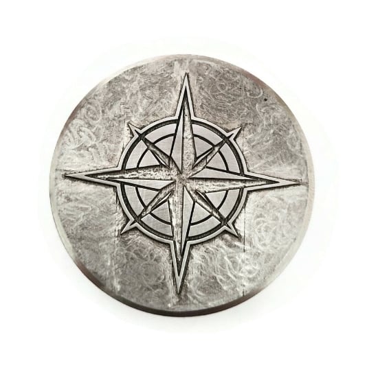 Picture of Impression Die Rustic Compass Rose