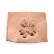 Picture of Copper Stamping Four Leaf Clover, Set of 2