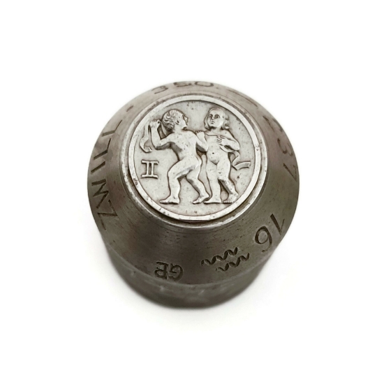 Picture of Impression Die Bas Relief Zodiac Coin-Gemini