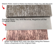 Picture of Pattern Plate RMP144 Birch Bark