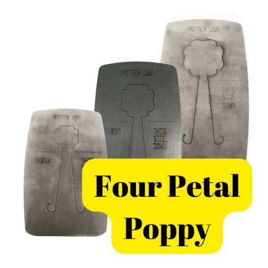 Picture of Pancake Die Four Petal Poppy