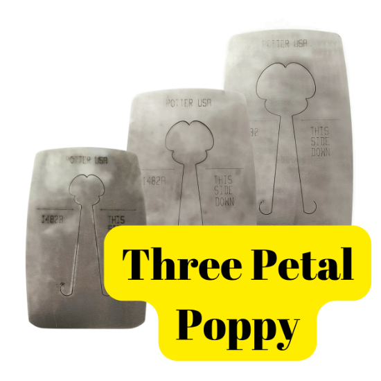 Picture of Pancake Die Three Petal Poppy