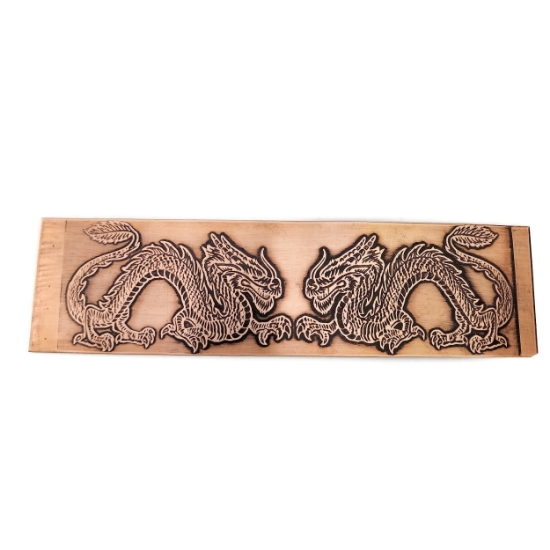 Picture of Pattern Plate RMP104 Dueling Dragons