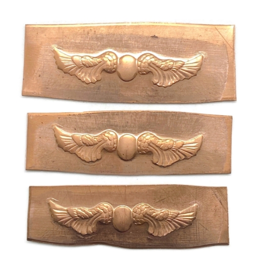 Picture of Copper Stamping "Winged Oval" (3 for $10!)