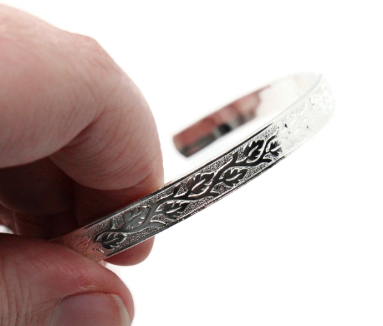 Picture of Silver Plated Cuff Bracelet - Ascending Branch