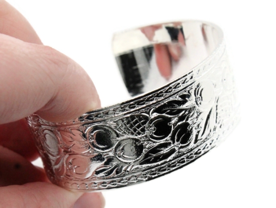 Picture of Silver Plated Cuff Bracelet - Fruits of Plenty