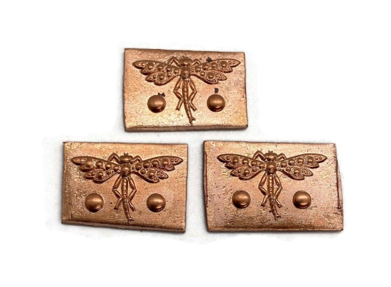 Picture of Copper Stamping "Tiny Dragonfly" (3 for $10!)