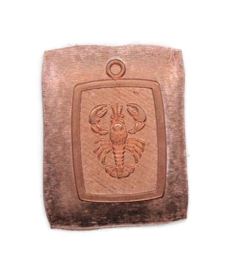 Picture of Copper Stamping "Cancer" (3 for $10!)