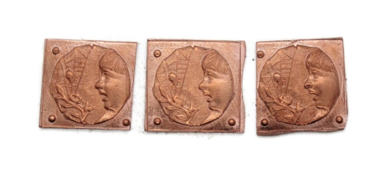 Picture of Copper Stamping "Boy and Spider" (3 for $10!)