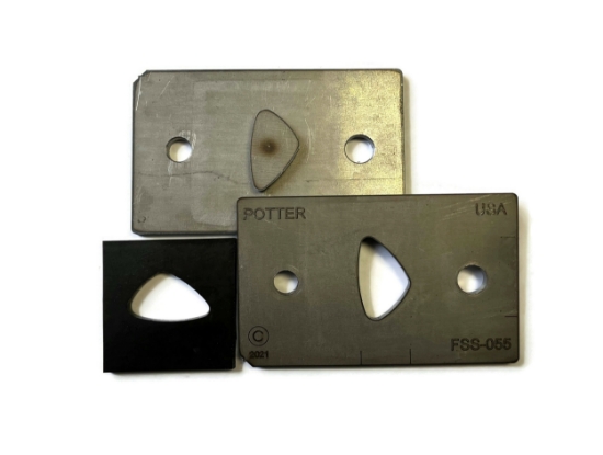 Picture of FSS (Fast Stamping System) Die Set FSS-055 Asymmetrical Rounded Triangle