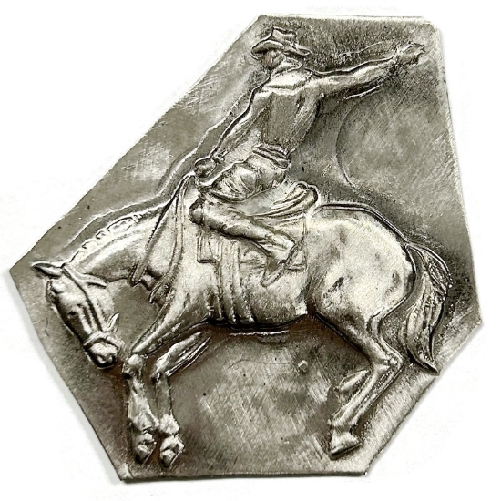 Picture of Sterling Silver Stamping “Western Cowboy”
