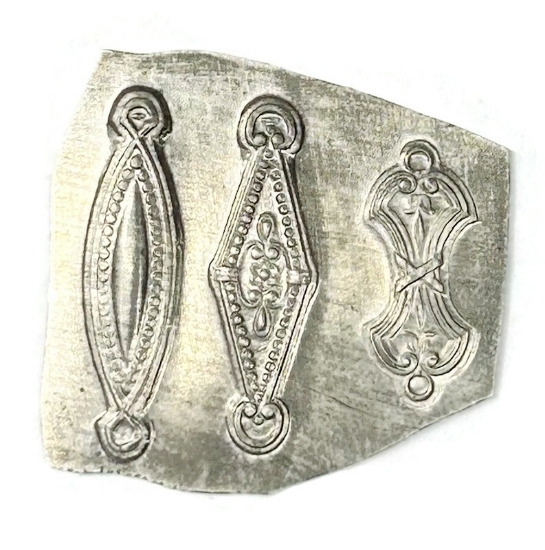 Picture of Sterling Silver Stamping "French Bails"