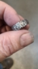 Picture of Sterling Silver Stamping "Floral Ring"