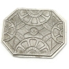 Picture of Fine Silver Stamping “Floral Locket Backing”