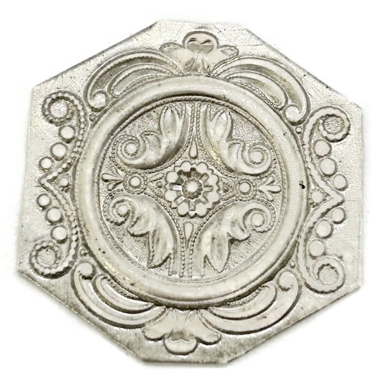 Picture of Fine Silver Stamping “Floral Design”