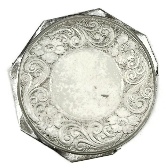 Picture of Fine Silver Stamping "Flower and Paisley Design"