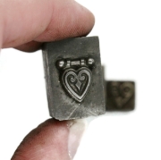 Picture of Impression Die Heart Clasps Shot Plate