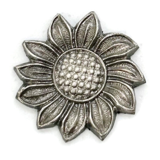 Picture of Sterling Silver Stamping "Sunflower"