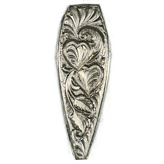 Picture of Sterling Silver Stamping "Hearts & Leaves"