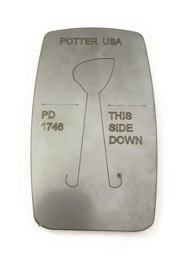 Picture of Pancake Die 1746 Large Pointed Planchette