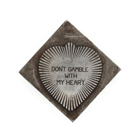 Picture of Impression Die Don't Gamble with My Heart