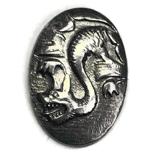 Picture of Sterling Silver Stamping "Angry Dragon"