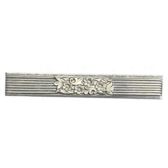 Picture of Sterling Silver Stamping "Flower Strip"