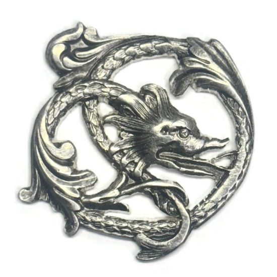 Picture of Sterling Silver Stamping "Vine Dragon"