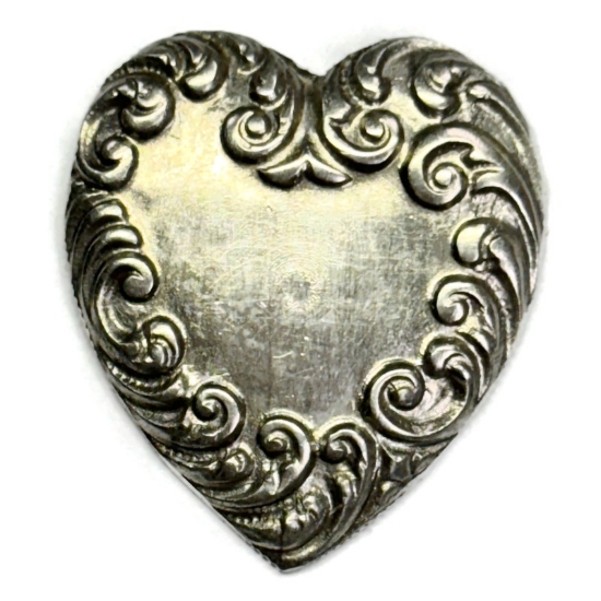 Picture of Sterling Silver Stamping "Flourishing Heart"