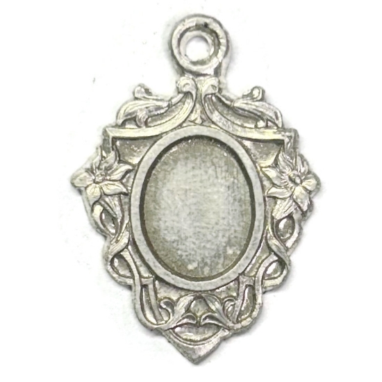 Picture of Sterling Silver Stamping "Victorian Pendant"