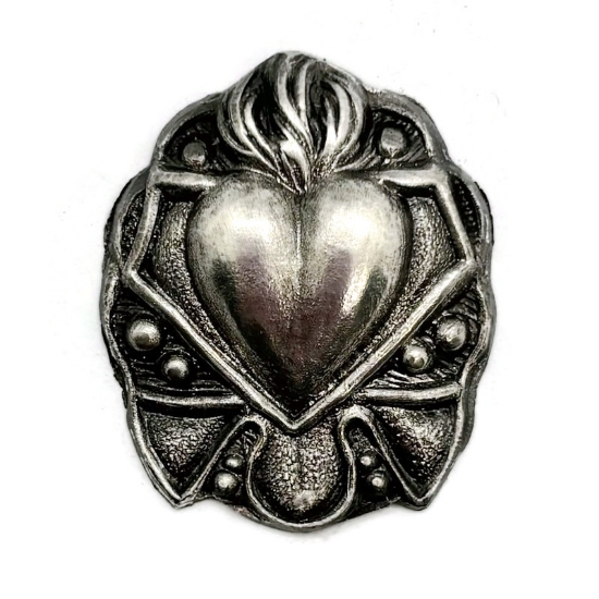 Picture of Sterling Silver Stamping Royal Heart