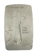 Picture of Pancake Die 1810 - Extra Large New Mexico Style Cross 