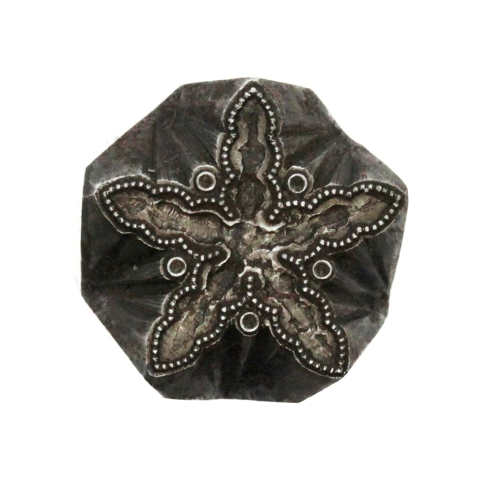 Potter USA - Fine Tools. Impression Die Ruffled Star with Jump Rings