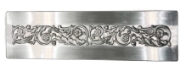 Picture of Impression Die Engraved Leaves and Small Flowers French Bracelet