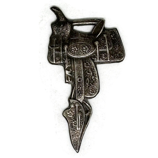 Picture of Sterling Silver Stamping Western Saddle