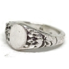 Picture of Sterling Silver Stamping Lotus Ring