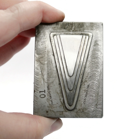 Picture of Impression Die Large Layered Triangle