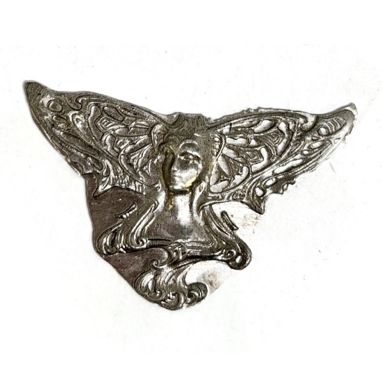 Picture of sterling silver stamping winged faerie