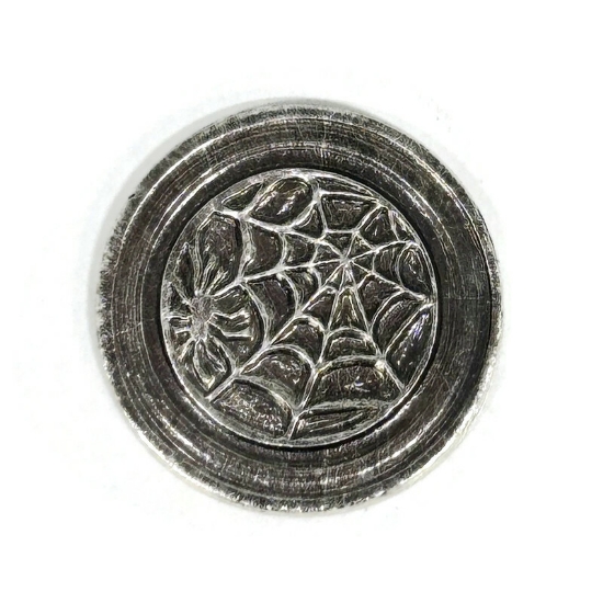 Picture of Sterling Silver Stamping Spider Web