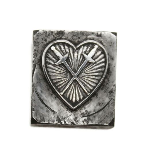 Picture of Impression Die Crossed Swords Heart Small