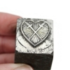 Picture of Impression Die Crossed Swords Heart Small