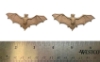 Picture of Small Exposed Flying Bat Janvier Brass Stampings-2pcs 