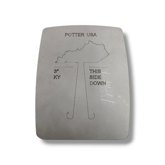 Picture of Pancake Die KY3in Kentucky Ornament